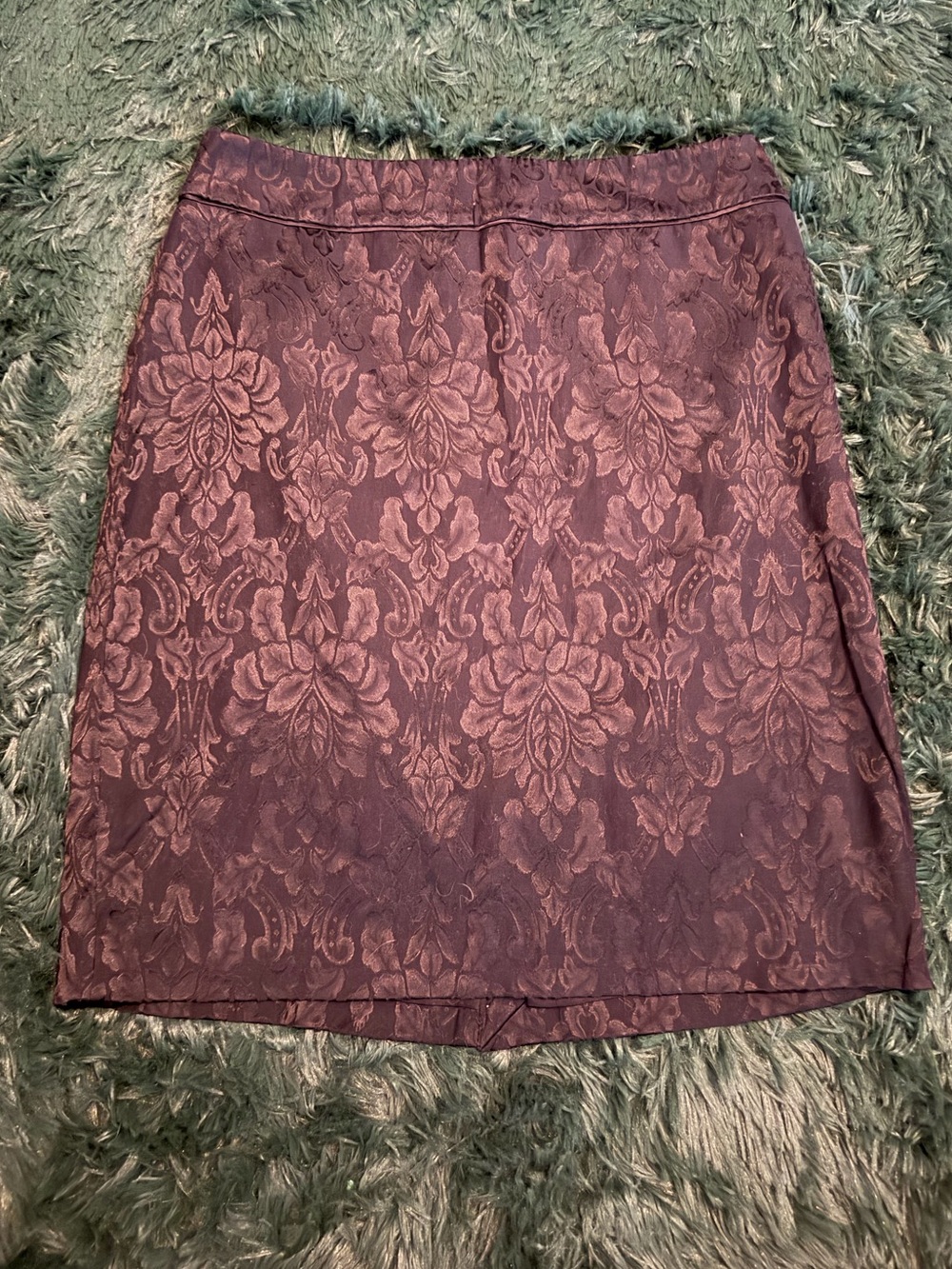 White House Black Market Brocade Mini Skirt Size 10